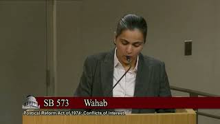 Senator Aisha Wahab Attacking Sexual Violence Survivors on the Senate Floor, April 18th, 2023