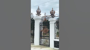 Cách người thợ làm cửa cổng rào sắt uốn nghệ thuật đẹp #shortvideo #art #artwork