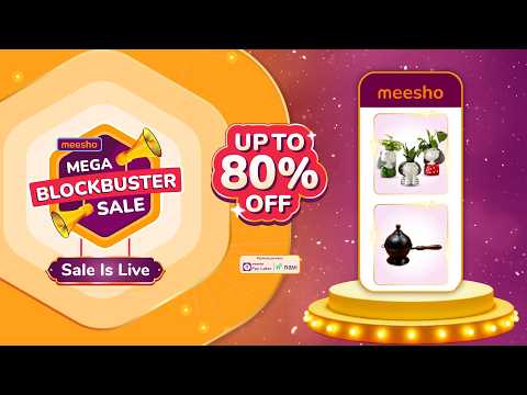 Meesho Mega Blockbuster Sale | Sale is Live