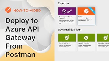 Deploy to Azure API Gateway From Postman