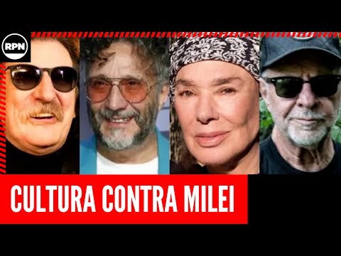 Cultura contra Milei: Fito Páez, León Gieco, Charly García y 20 mil artistas contra la ley ómnibus