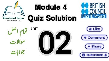 Module 4 Unit 2 Quiz Solution