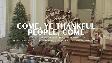 Thumbnail of Come, Ye Thankful People, Come arr. Heather Sorenson | Chancel Choir