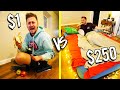 $1 VS $250 MOVIE THEATER SNACKS! *Budget Challenge*