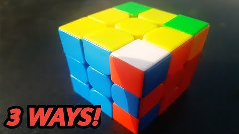 3 Ways To Solve This Rotationless F2L Case!(part-1) |#f2ltricks