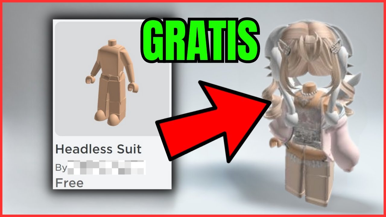 CÓMO tener HEADLESS y KORBLOX GRATIS en Roblox in 2023