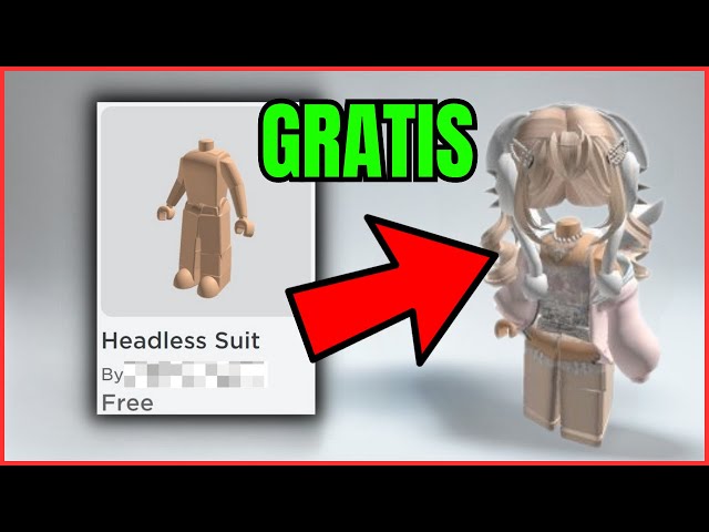 📎 COMO TER A HEADLESS NO ROBLOX DE GRAÇA *SEM R6*✨ 