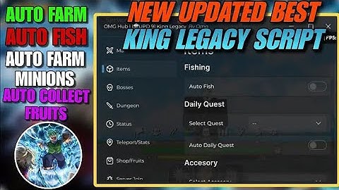 [⛈️UPD 9] King Legacy SCRIPT - AUTO FARM MAX LEVEL, FISH ALONE!! NEW & UPDATED!! 100% ANTI BAN!!