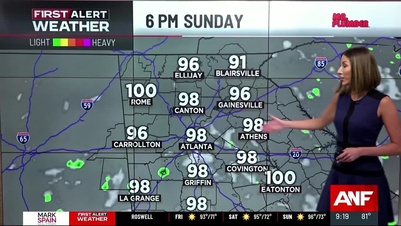 First Alert Forecast: Upper 90s Return this Weekend - YouTube