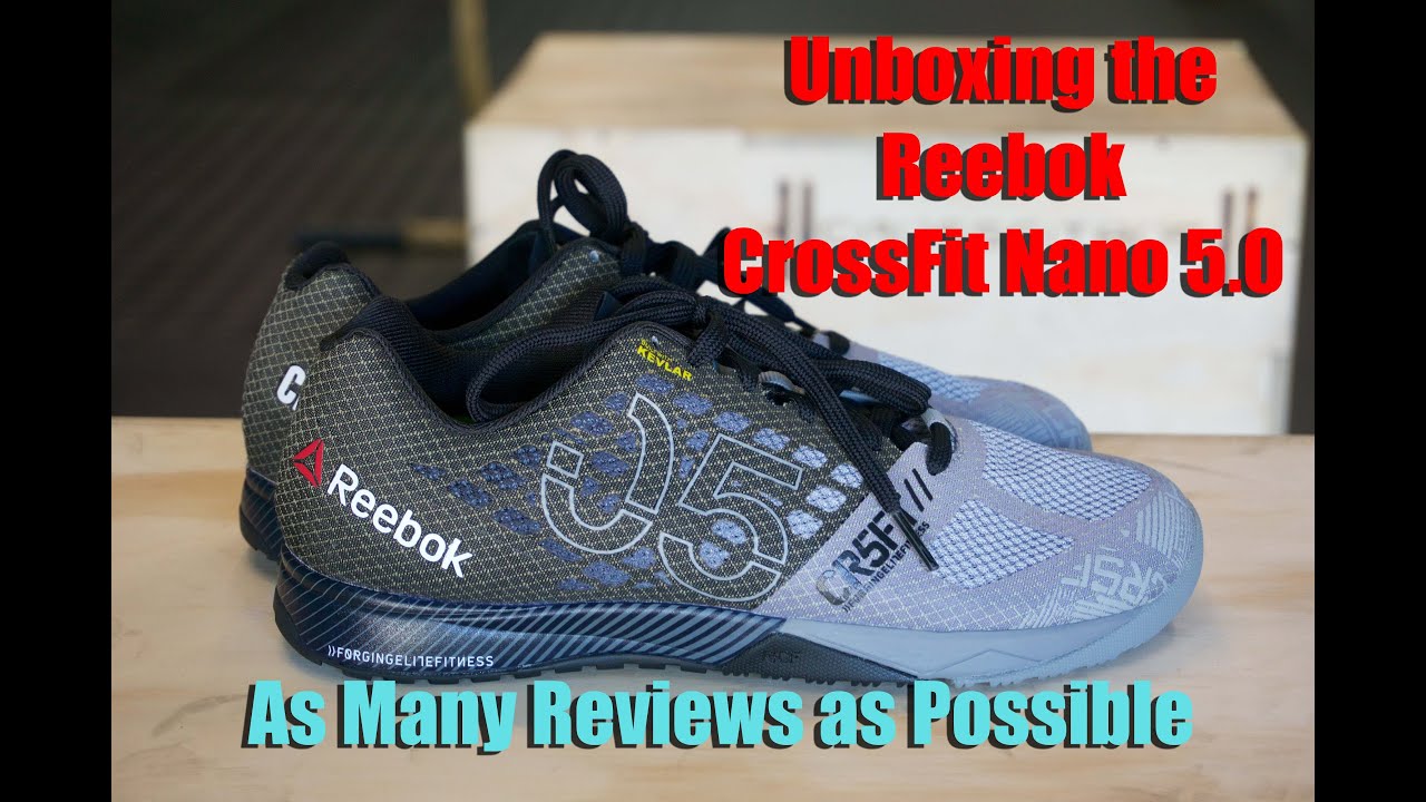 forligsmanden hjem effektivt Reebok CrossFit Nano 5.0 Unboxing/First Impressions (CrossFit Shoes) -  YouTube