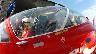 ENGLAND JWM BAE HAWK RED ARROW RC SCALE TURBINE MODEL RC JET EVALUATION FLIGHT