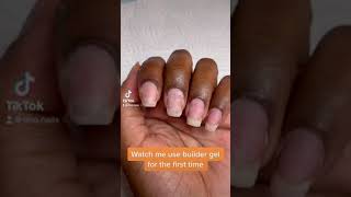Using builder gel for the first time | dno.nails