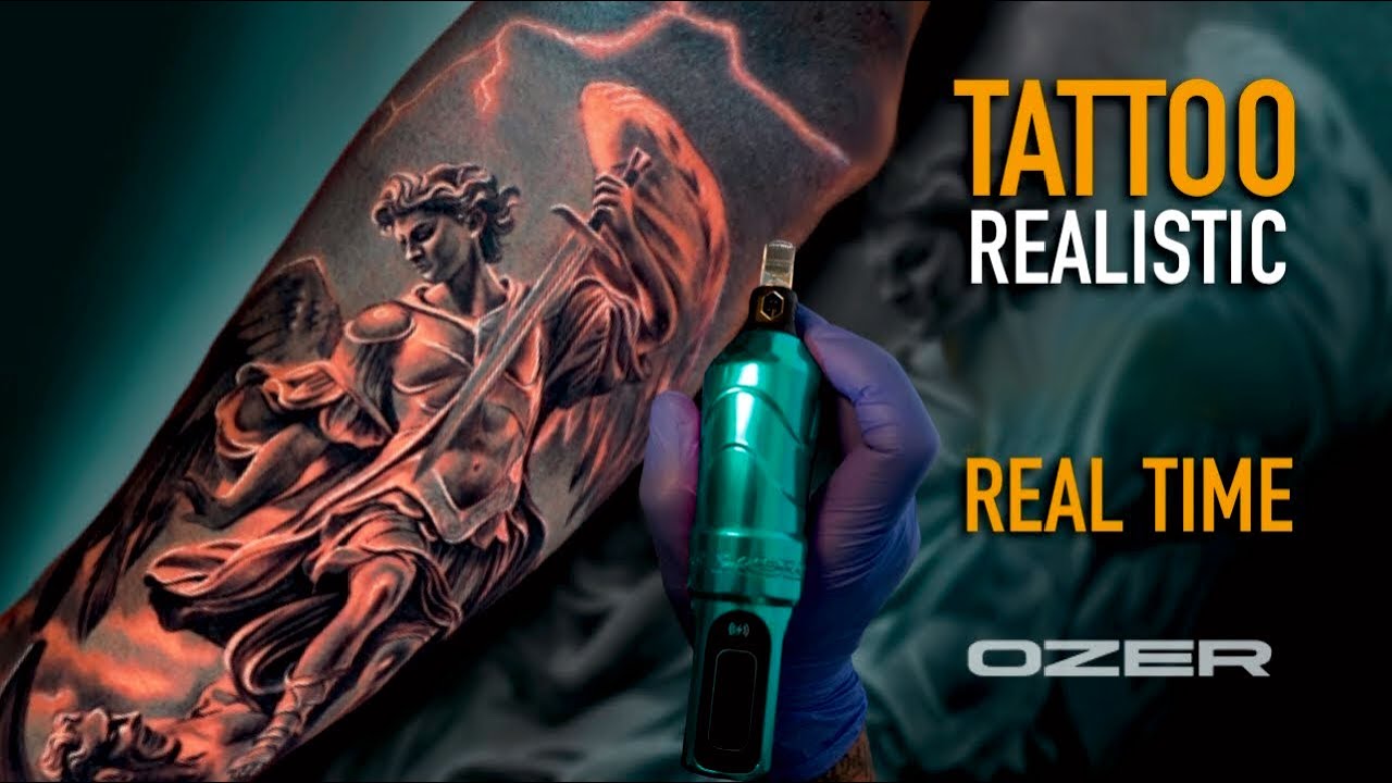 COMO TATUAR CON GRISES time real tattoo grey