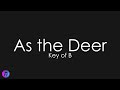 As The Deer | Piano Karaoke [Lower Key of B]