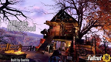 Fallout 76 Camp Build | Hillside Homestead | Scrappy // Immersive // Unconventional