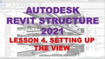 REVIT STRUCTURE 2021 - STEP BY STEP TUTORIAL 4 - SETTING UP THE VIEW