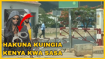 Diamond platnumz Akamatwa mpaka wa kenya akitoroka Maadamano Tanzania