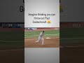 Imagine thinking you can throw out Paul Goldschmidt 😹 #baseball #baseballhighlights #baseballlife