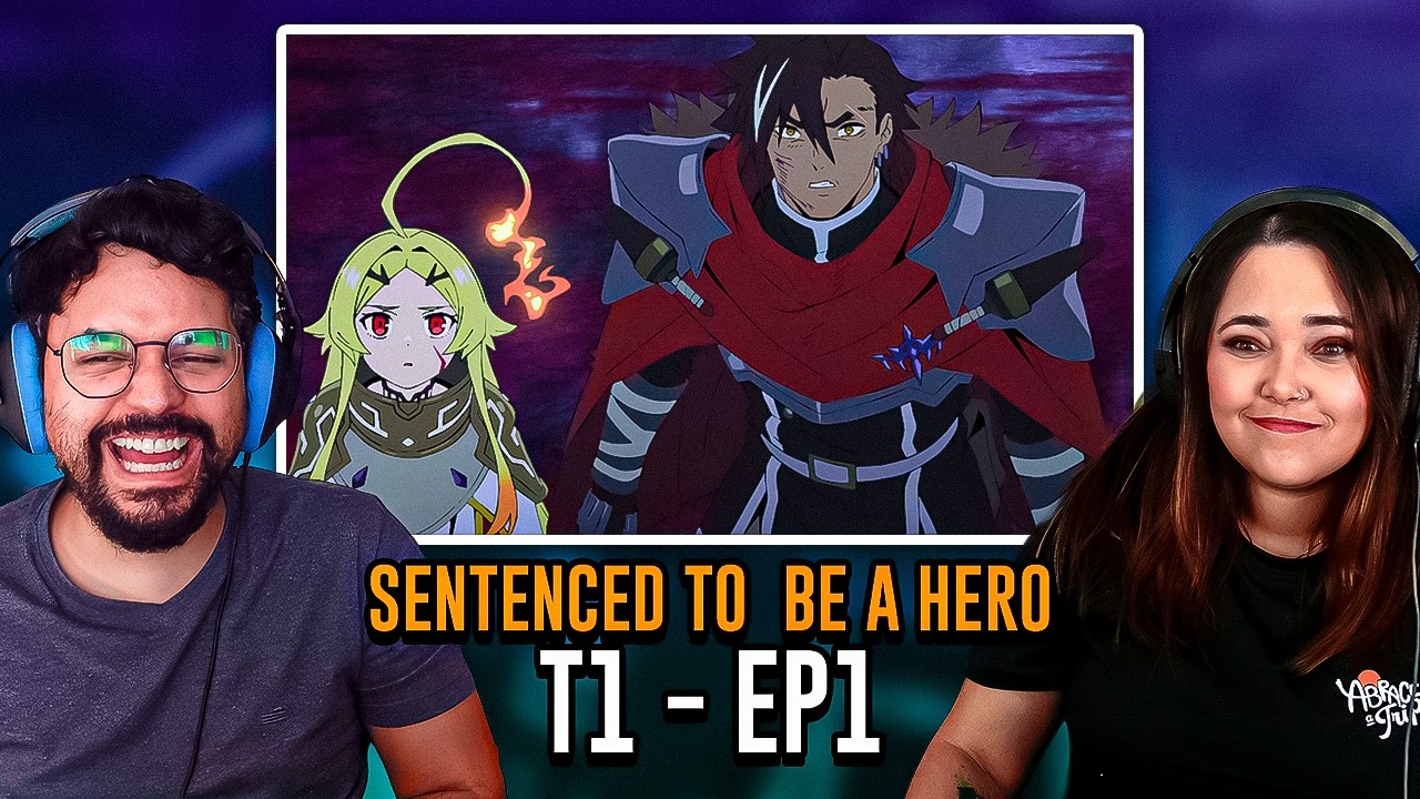 ESSE ANIME TEM POTENCIAL? | Sentenced to be a hero - T1 EP1 | REACT
