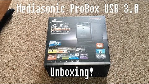 Unboxing: Mediasonic Probox enclosure with USB 3.0!