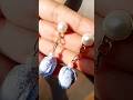 Tulip earrings with Pista Shells 🌷#diy #handmade #tutorial #art #earrings #fashion #trending #shorts