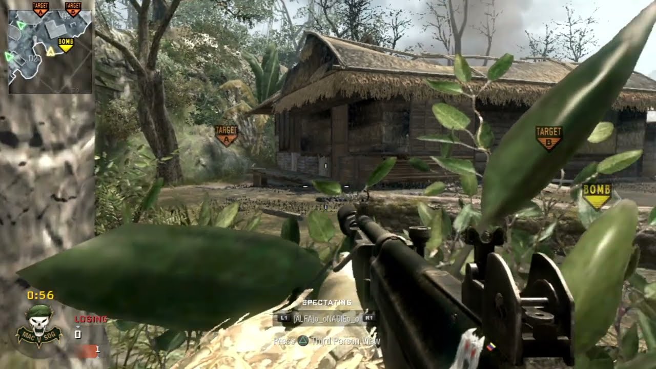 Black Ops 1 Multiplayer: Jungle Search & Destroy (11-3)