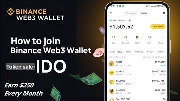 How to join Binance Web3 wallet IDO! Full Tutorial Live...