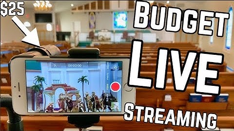 Live Stream Setup for Small Churches on a Budget | How to Set up Video for Hybrid Worship Services