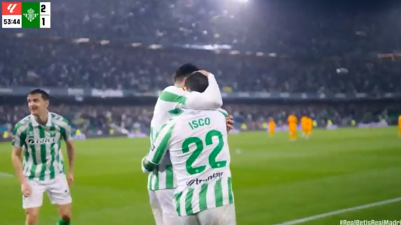 REAL BETIS 2 - 1 REAL MADRID I HIGHLIGHTS LALIGA #laliga - YouTube