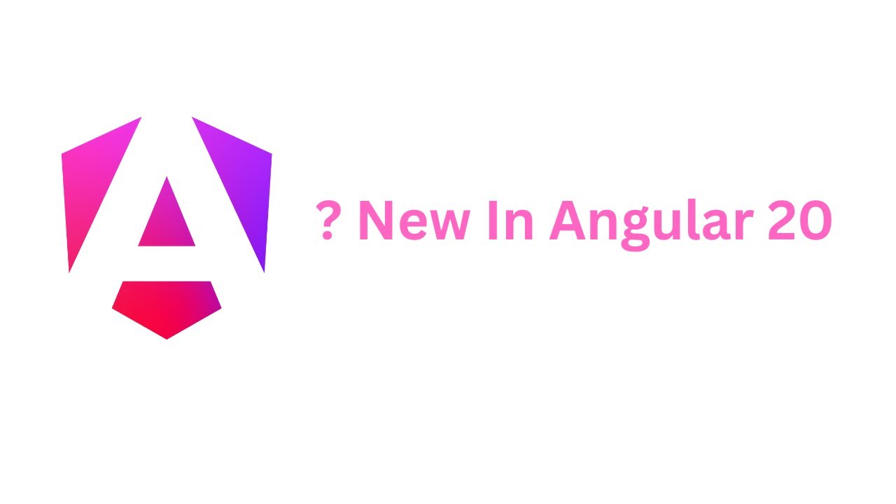 Video 5 What new in Angular 20 ? - YouTube