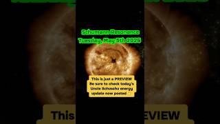 Schumann Resonance Uncle Schuschu energy update PREVIEW for Tuesday May 5th 2026 #schumannresonance