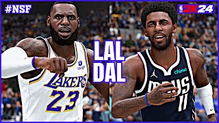 LAKERS vs MAVERICKS (PS5) - NBA 2K24 [4K UHD]