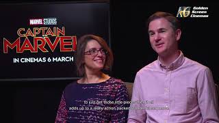 Directors Anna Boden & Ryan Fleck talks Captain Marvel - GSC