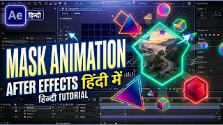 Motion Graphics with Mask & Animation | After Effects Tutorial Hindi