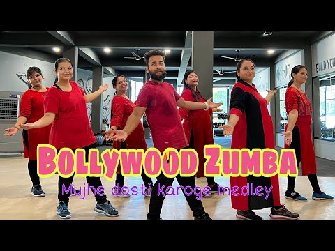 Bollywood Zumba | Mujhse dosti karoge medley | Prayas Godha #stepupeventsdhar