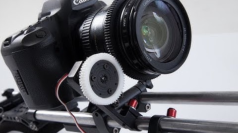 DIY Follow Focus for DSLR using Arduino #arduino #project #robotics #cinematography #videography