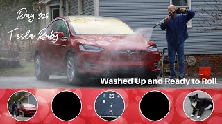 Day 926 Tesla Ruby Washed Up and Ready to Roll