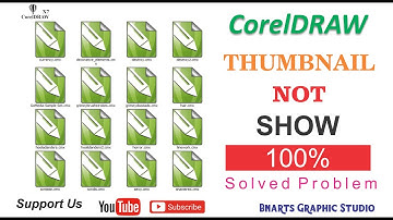 Coreldraw Tips Thumbnail Not Showing 100% Problem Solved By Bnarts