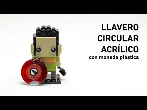 LLAVERO CIRCULAR ACRÍLICO