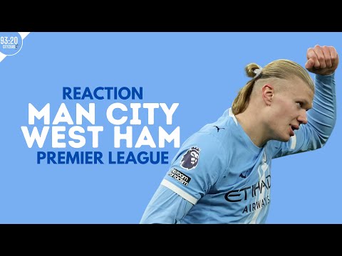 Thumbnail for Top of the League | Man City 3-0 West Ham Match Reaction | Premier League