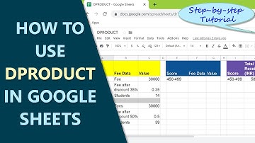 Google Sheets DPRODUCT | How to Use DPRODUCT Google Sheets Function | Multiply Values