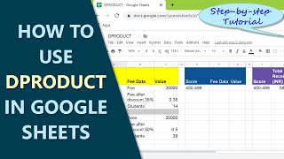 Google Sheets DPRODUCT | How to Use DPRODUCT Google Sheets Function | Multiply Values