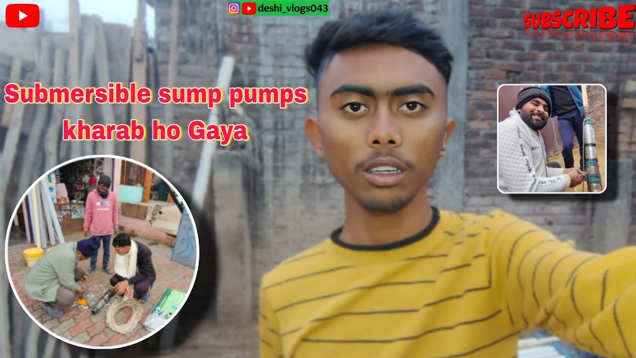 “Submersible Sump Pump Kharab Ho Gaya 😥 | Nayi Motor Lagwani Padi | Deshi_vlogs043”