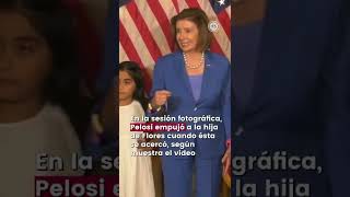 ¿Nancy Pelosi empujó a la hija de la rep. Mayra Flores? | POLÉMICA
