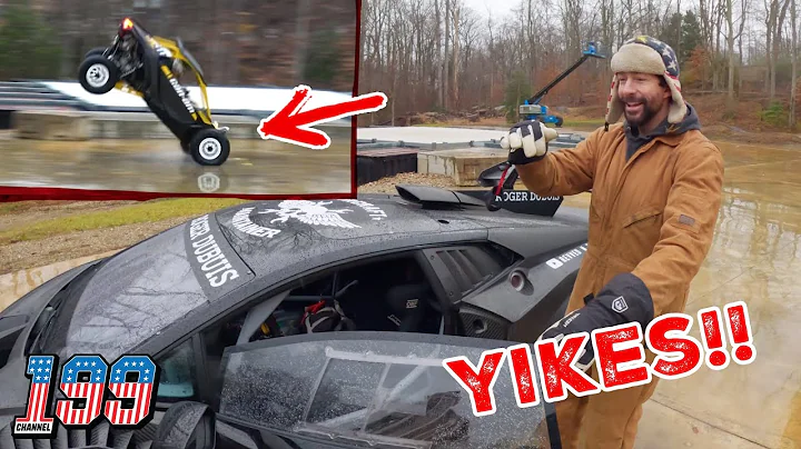 Jumping a Lamborghini at Pastranaland!