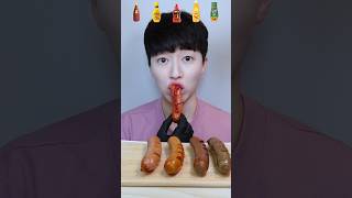 수제 소세지 소스 먹방🌭 맛이 다 다르네!