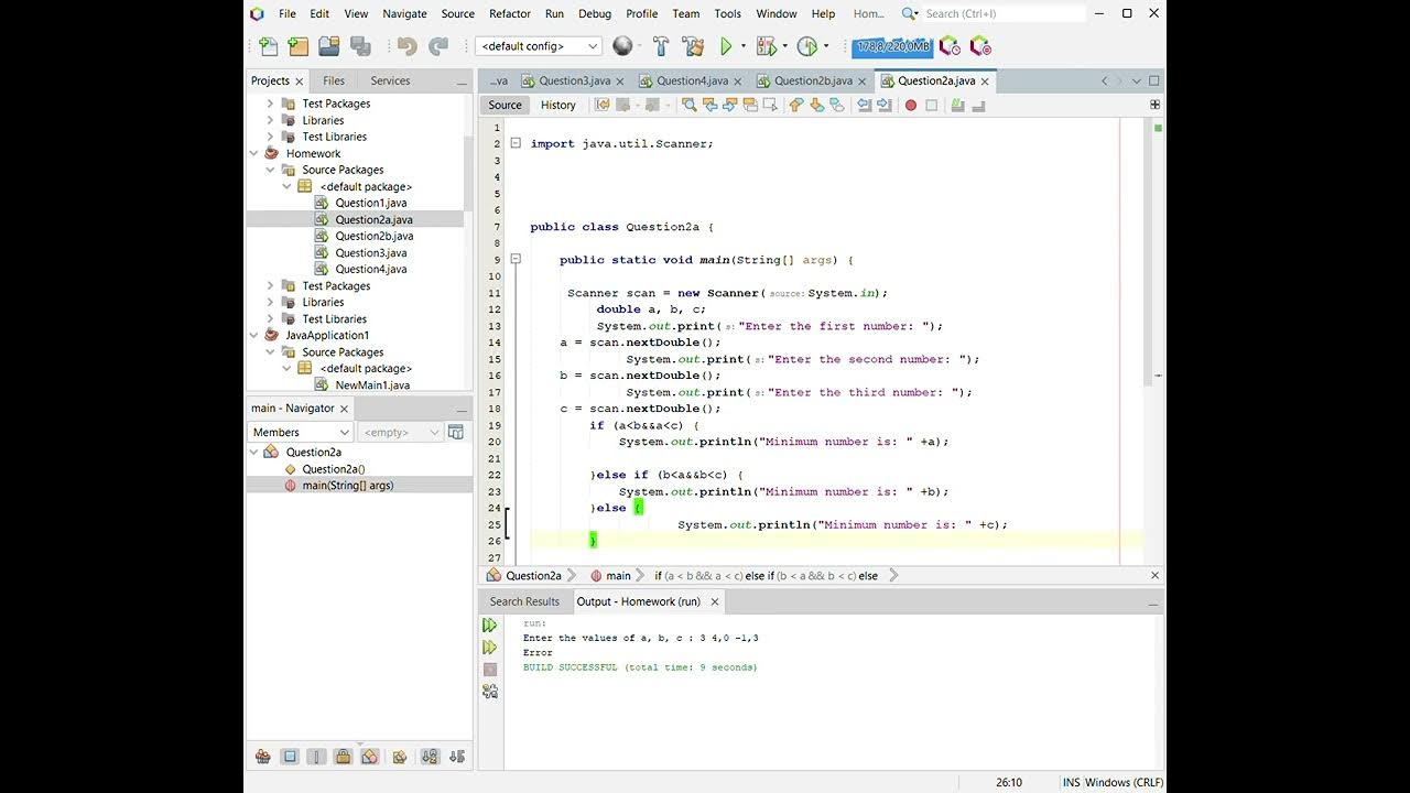 java homework 2 - YouTube