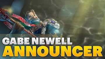Dota 2 #TI8 - Gabe Newell Mega-Kills Announcer