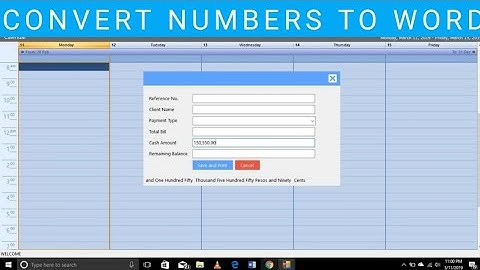 Convert Numbers Into Words using VB.Net