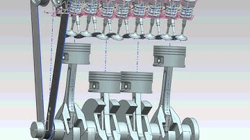 4 Stroke Engine - NX 7.5 Simulation